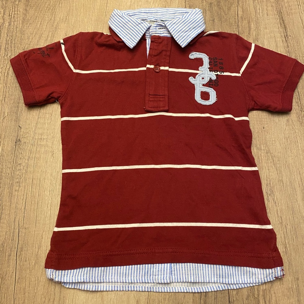 Zara Toddler Boys Rugby Polo - 2T